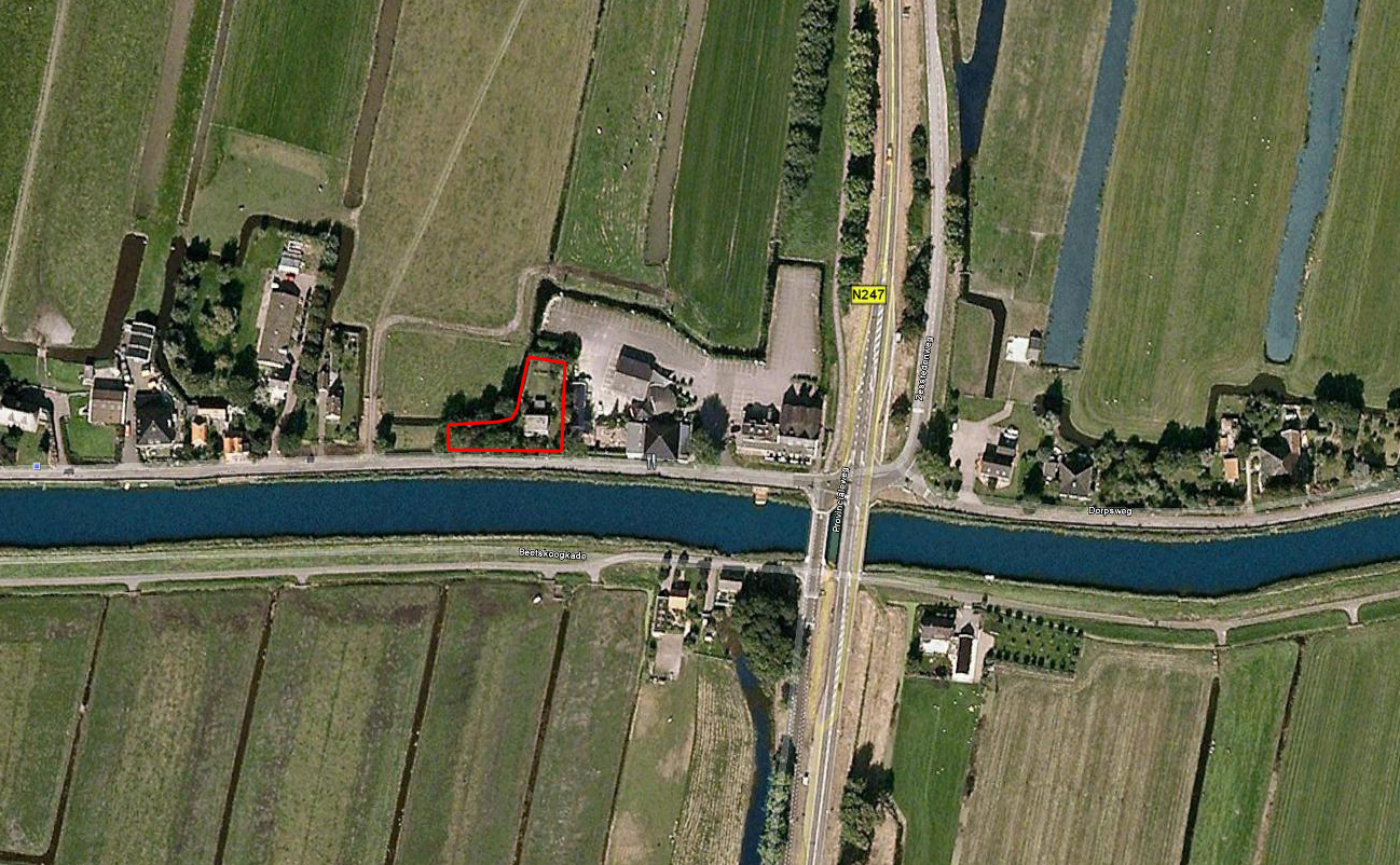 Ligging plangebied, bron: Google Earth